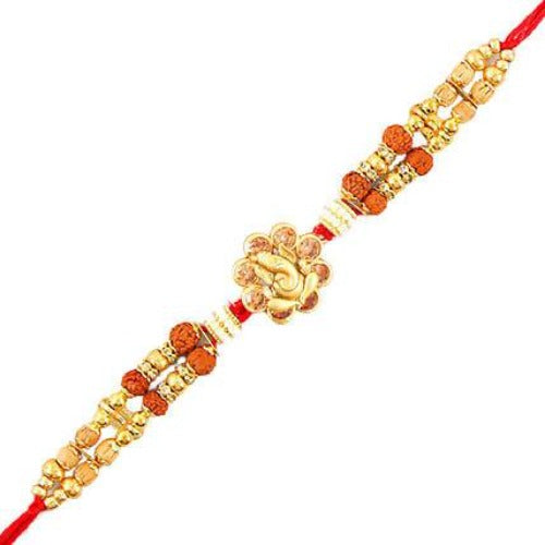 Ethnic Ganesha Rakhi and Cashew Jar