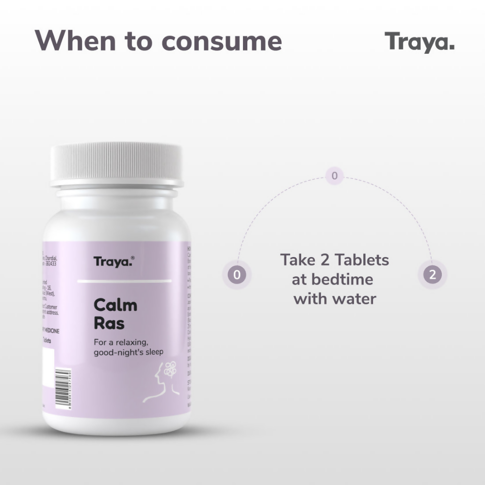 Traya Calm Ras Tablets  Grab2Buy Traya Grab2Buy