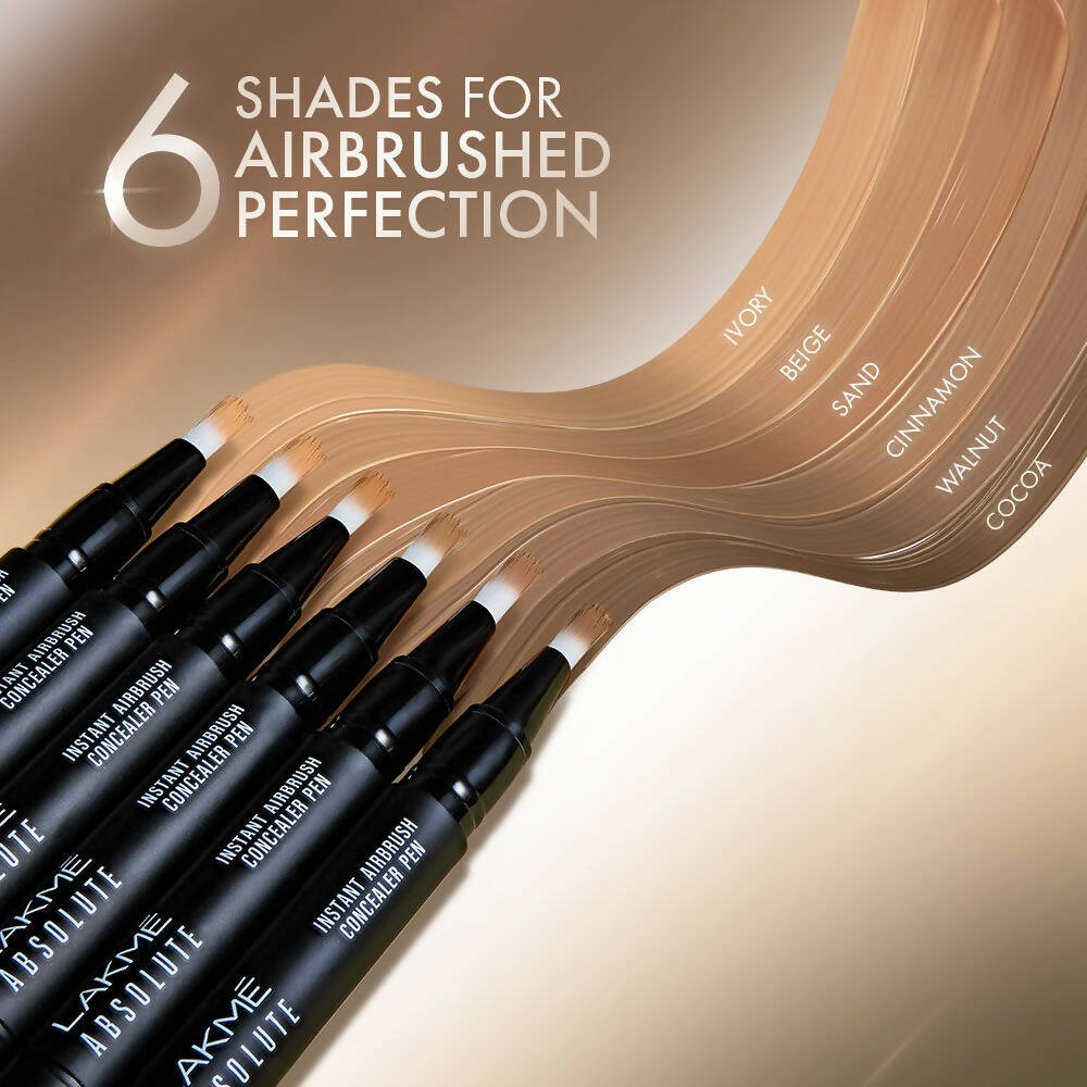 Lakme Absolute Instant Airbrush Concealer Pen - Beige