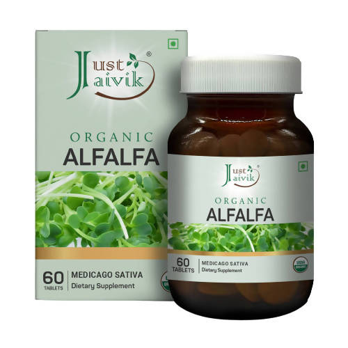 Just Jaivik Organic Alfalfa Tablets 