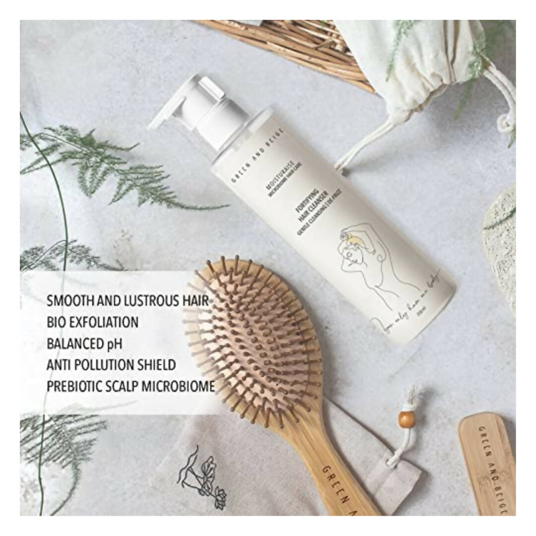 Green And Beige Moisturaise Fortifying Hair Cleanser