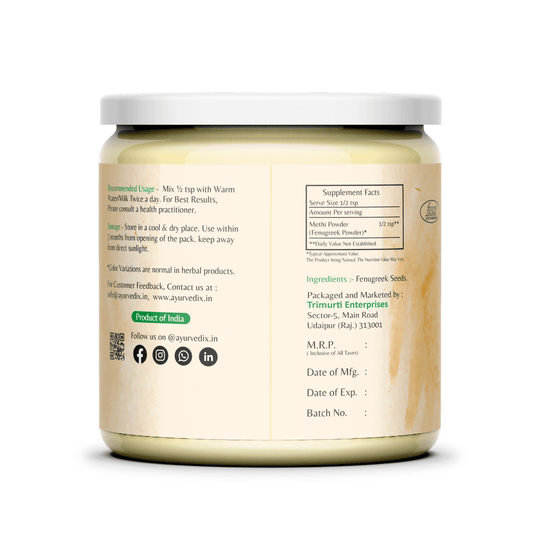 Ayurvedix Organic Fenugreek Seed Powder - Grab2buy