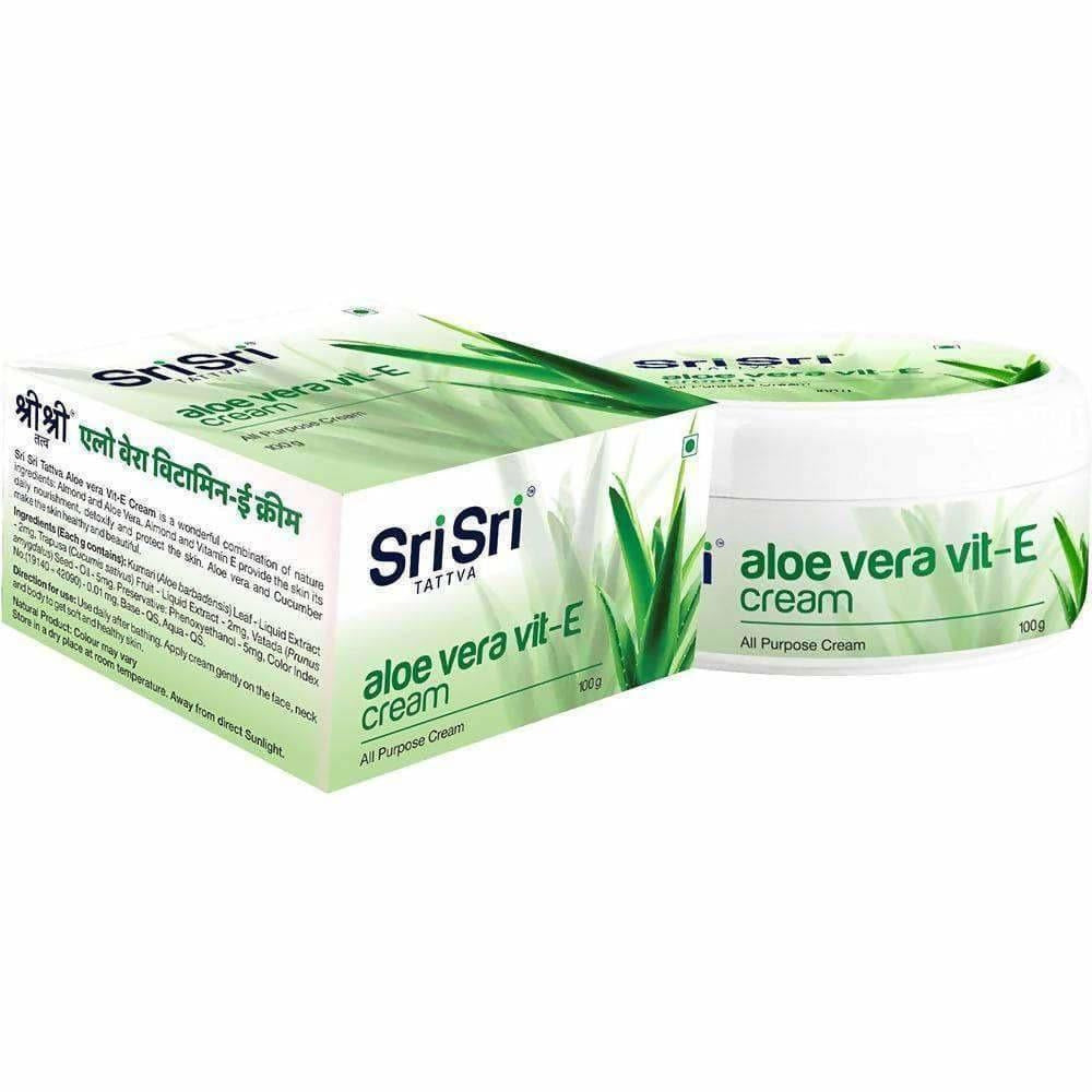 Sri Sri Tattva Aloe Vera & Vit. E Cream - 100gm - Grab2buy