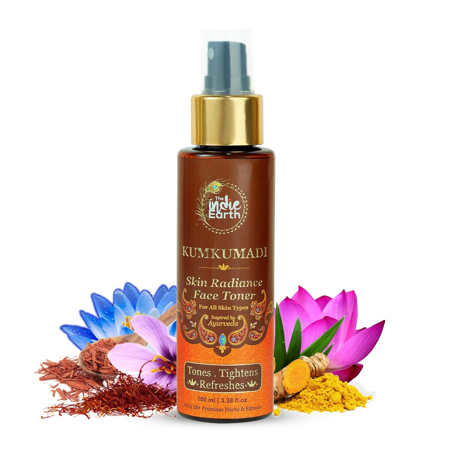 The Indie Earth Kumkumadi Skin Radiance Face Toner  Grab2Buy The Indie Earth Grab2Buy