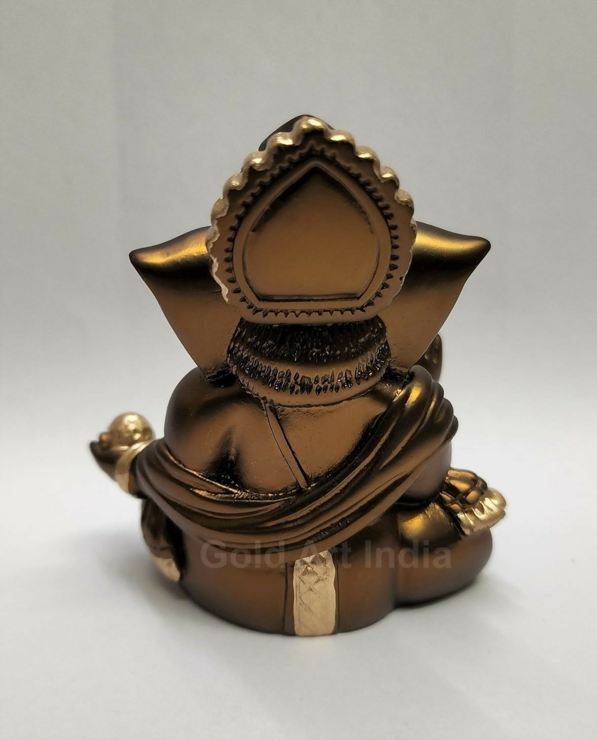Gold Art India Gaddi Ganesh Idol For Car Dashboard - Grab2buy