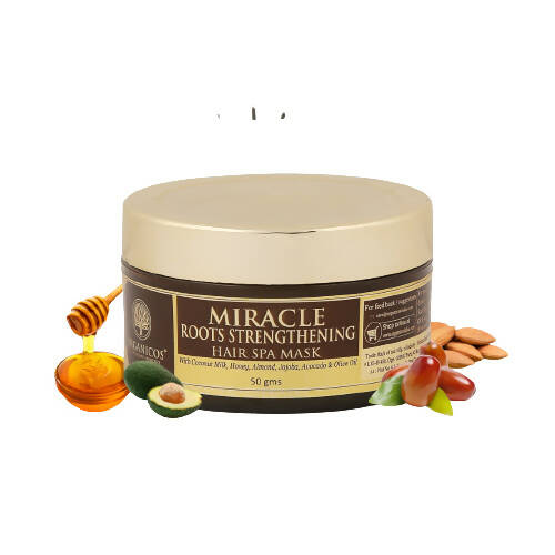 Organicos Miracle Roots Strengthening Hair Spa Mask - Grab2buy