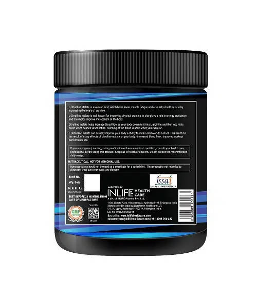 Inlife Citrulline Malate Powder 2:1 