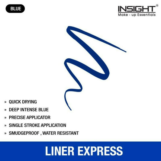 Insight Cosmetics Liner Express Eye Pen Smudge Proof Eye Makeup (Blue) - Grab2buy