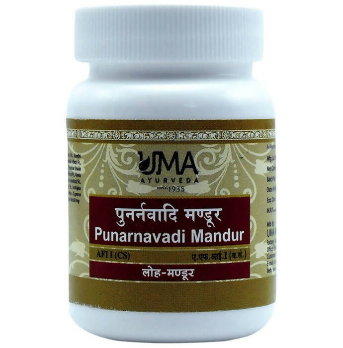 Uma Ayurveda Punarnavadi Mandur Tablets 