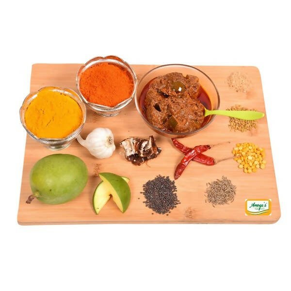 Amoga's Pickles Factory Andhra Authentic Mango Avakaya Pickle - Grab2buy