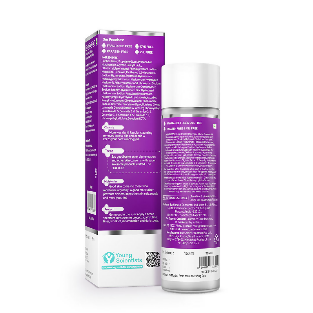 The Derma Co 2% Salicylic BHA Hydrating Toner  Grab2Buy The Derma Co Grab2Buy