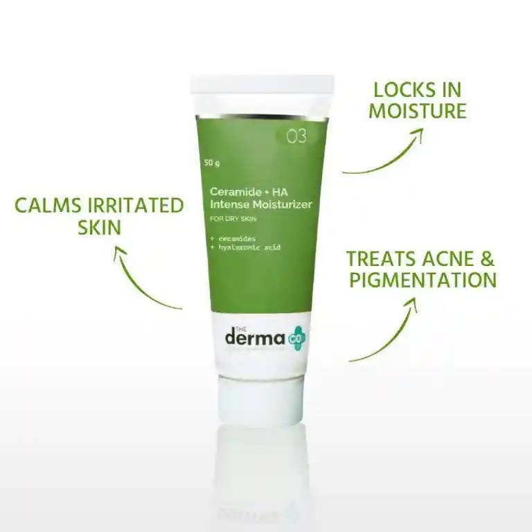 The Derma Co Ceramide + HA Intense Moisturizer for Dry Skin  Grab2Buy The Derma Co Grab2Buy