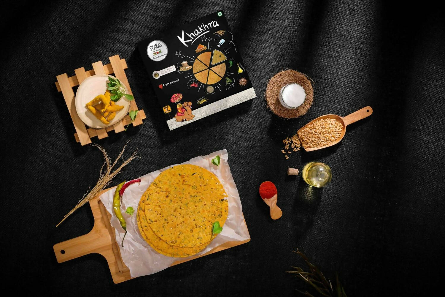 Svaras Methi Thepla Khakhra 