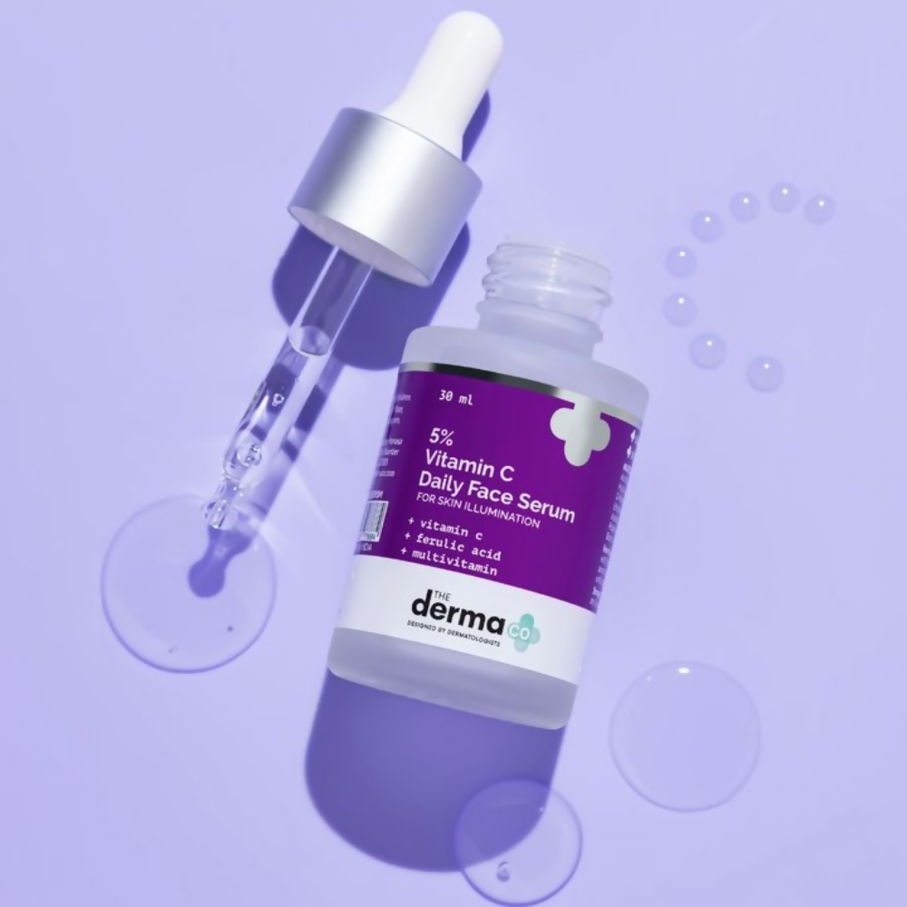The Derma Co 5% Vitamin C Daily Face Serum With Ferulic Acid & Multivitamin  Grab2Buy The Derma Co Grab2Buy