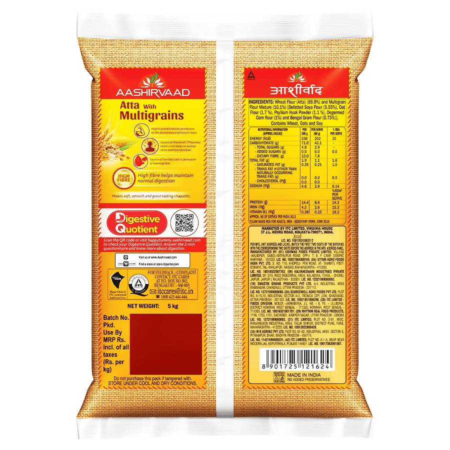 Aashirvaad Atta with Multigrains 