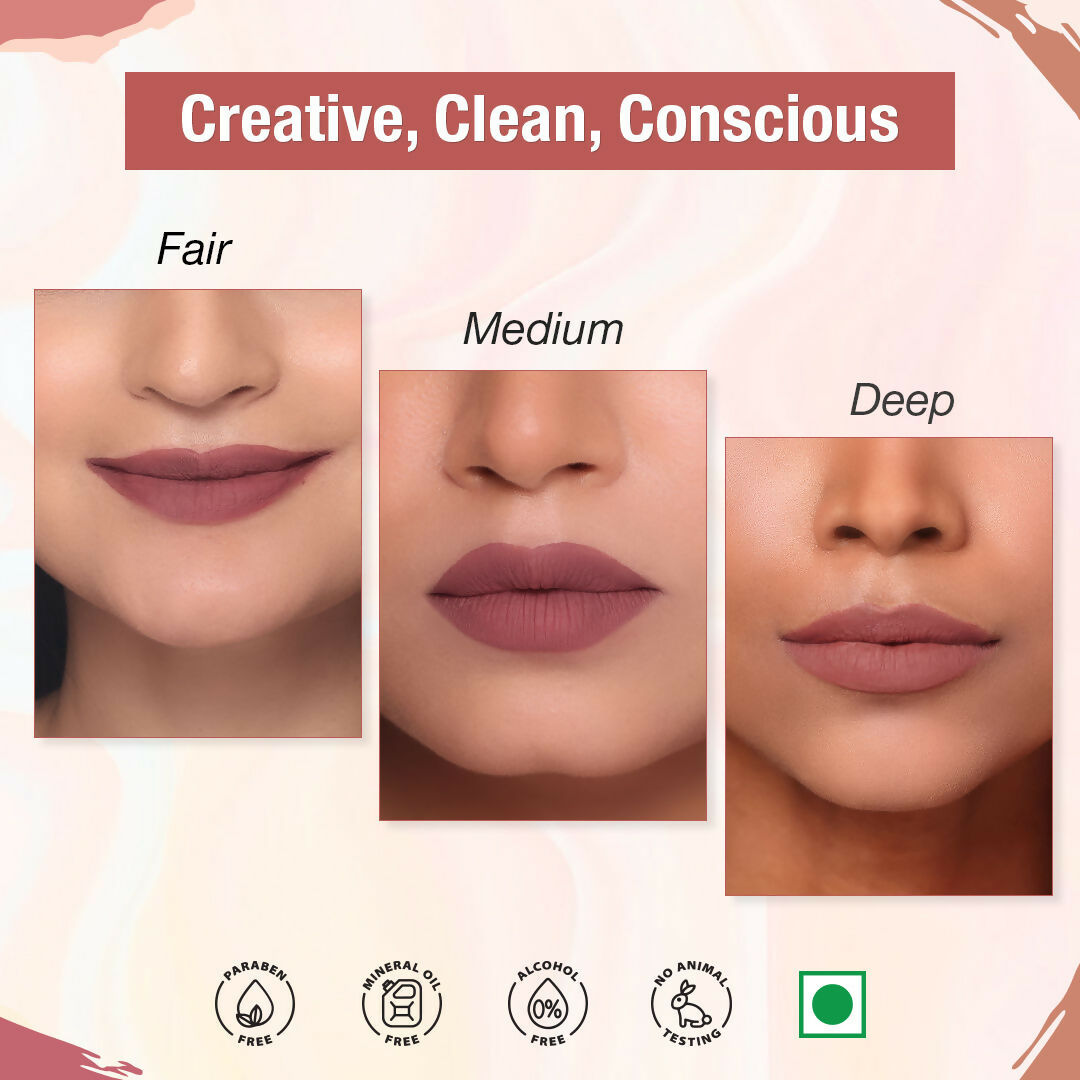 The Natural Wash Matte Velvet Longstay Liquid Lipstick - Plumberry  Grab2Buy The Natural Wash Grab2Buy