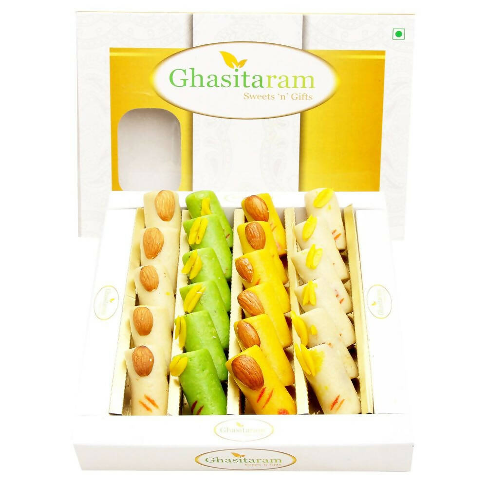 Ghasitaram Sugarfree Assorted Rolls Sweet Box 