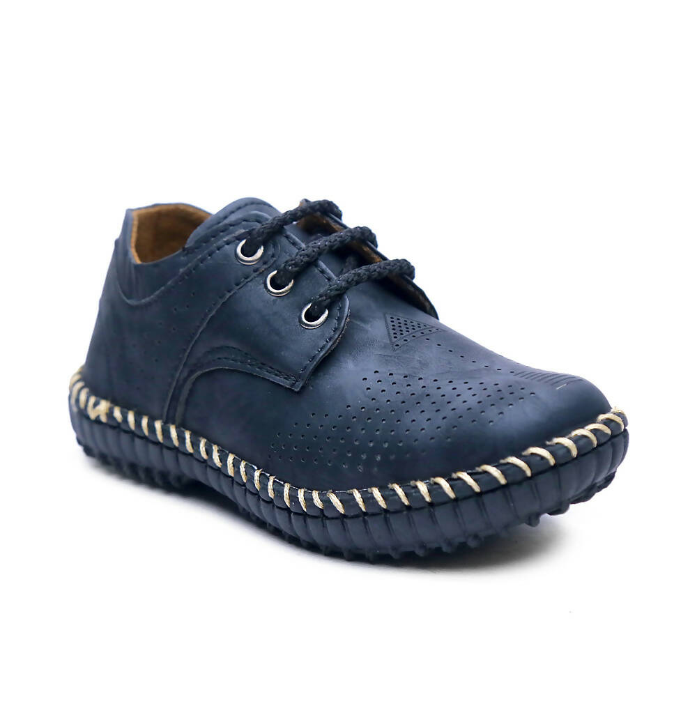 Tiny Bugs Boys Casual Lace Up Shoes - Black  Grab2Buy Tiny Bugs Grab2Buy