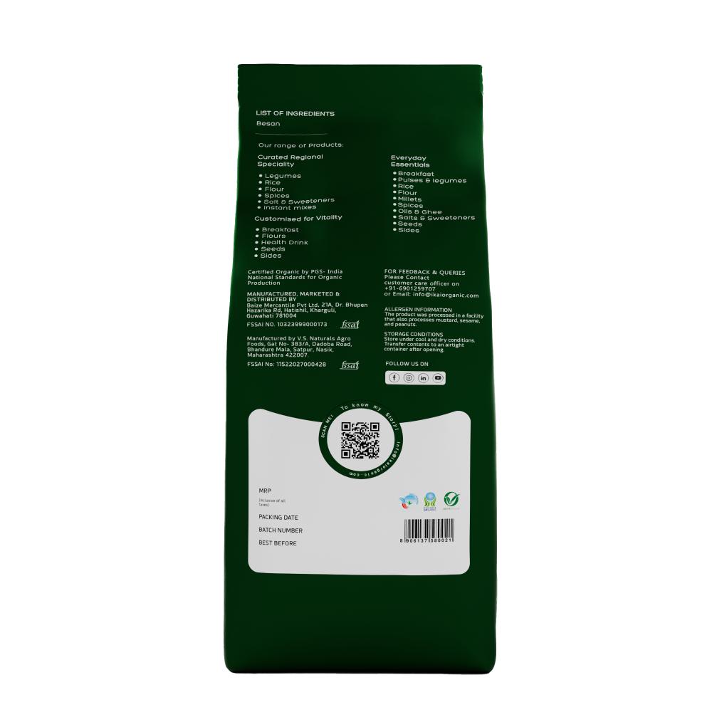 IKAI Organic Besan (Gram Flour) 