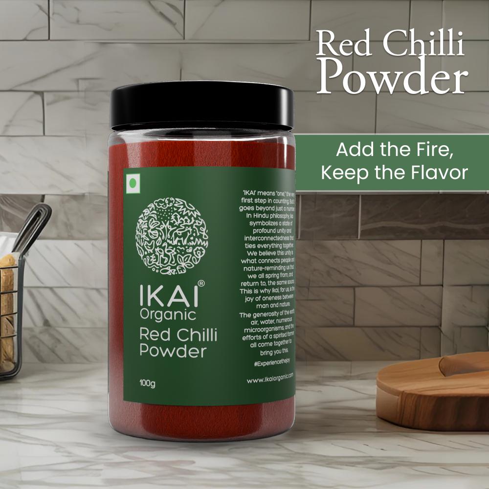 IKAI Organic Red Chilli Powder 