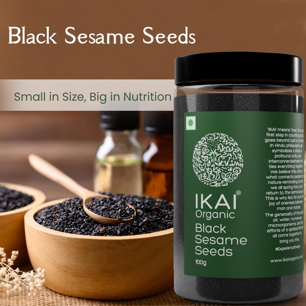 IKAI Organic Black Sesame Seeds 