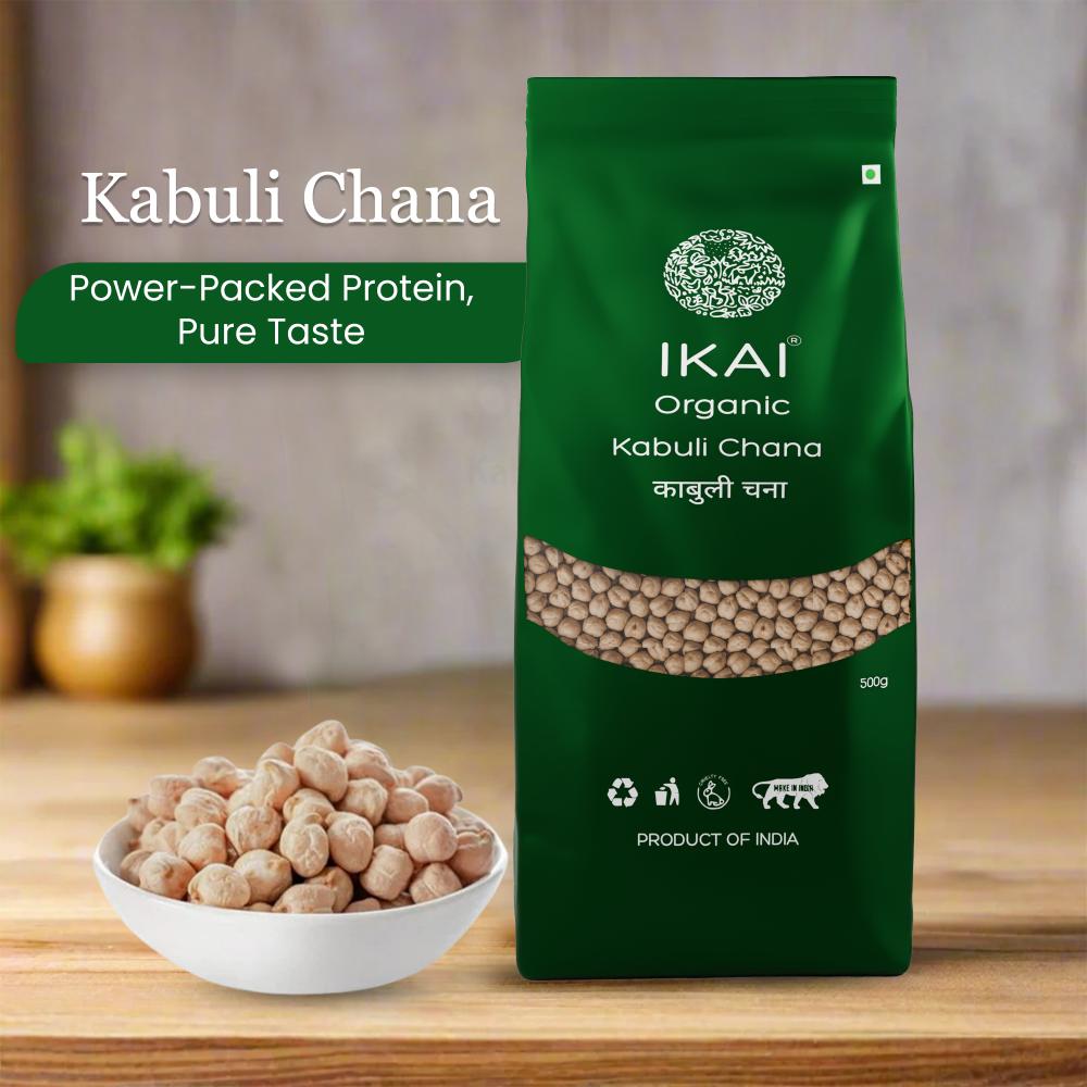 IKAI Organic Kabuli Chana (White Chickpea) 