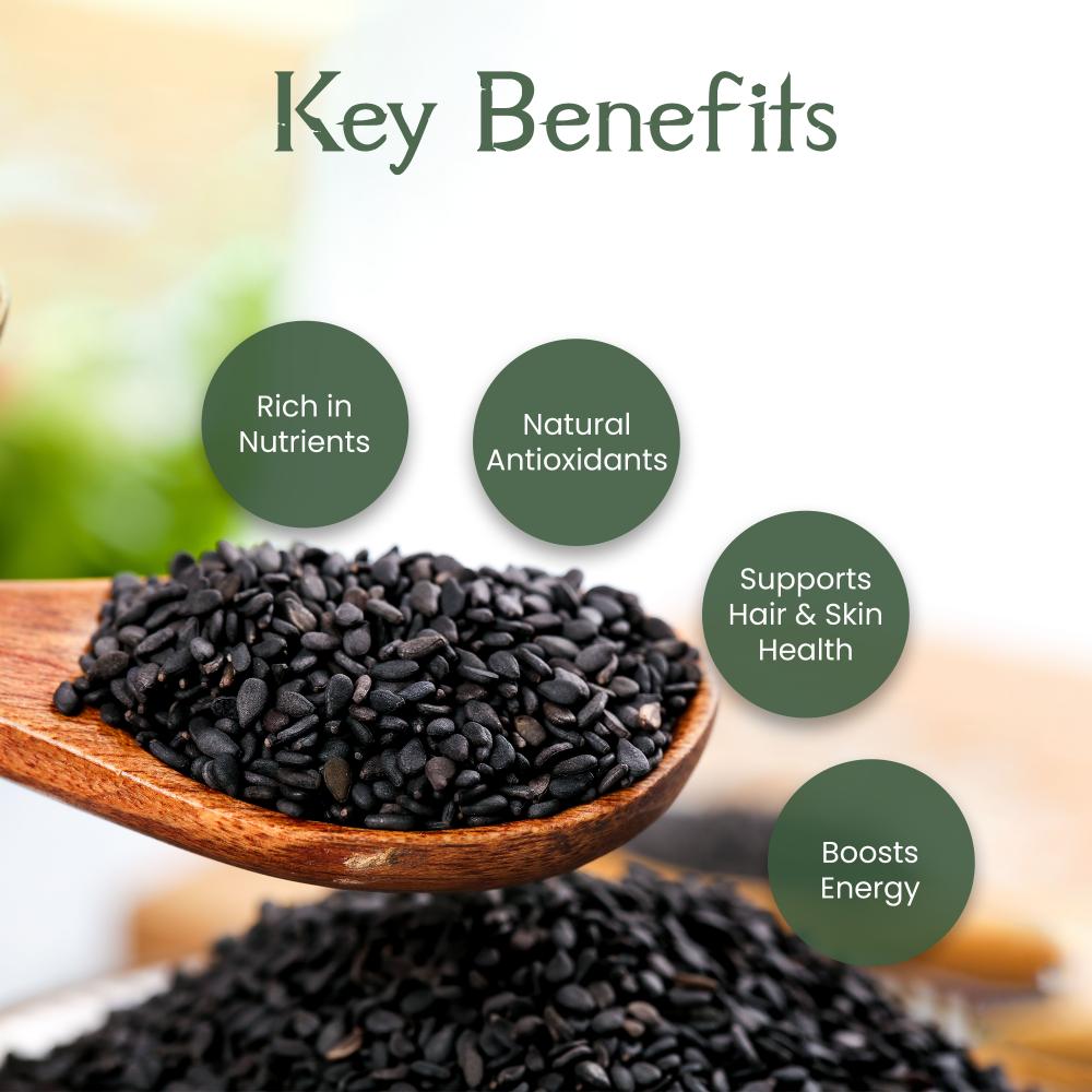 IKAI Organic Black Sesame Seeds 
