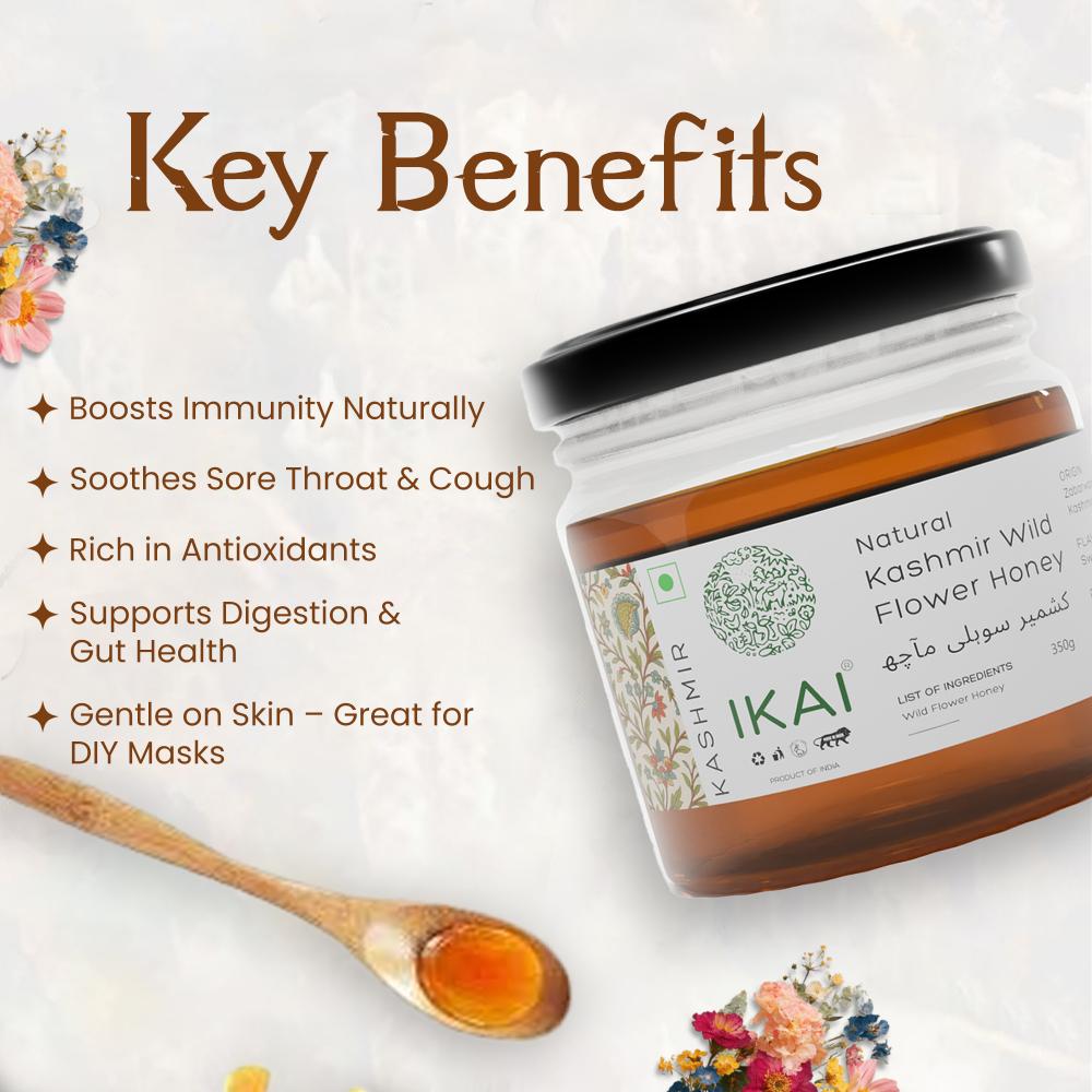IKAI Natural Kashmir Wild Flower Honey 