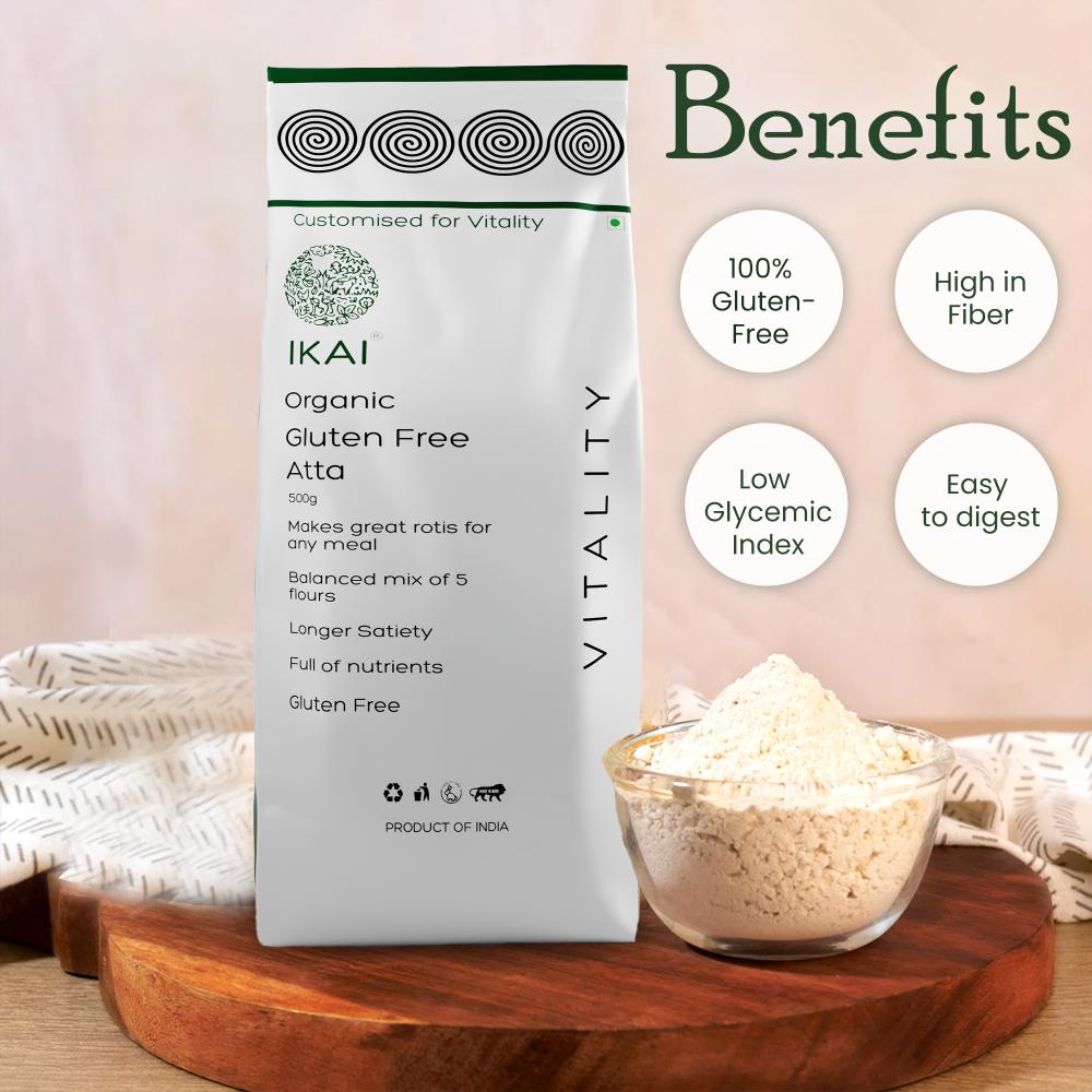 IKAI Organic Gluten Free Atta 