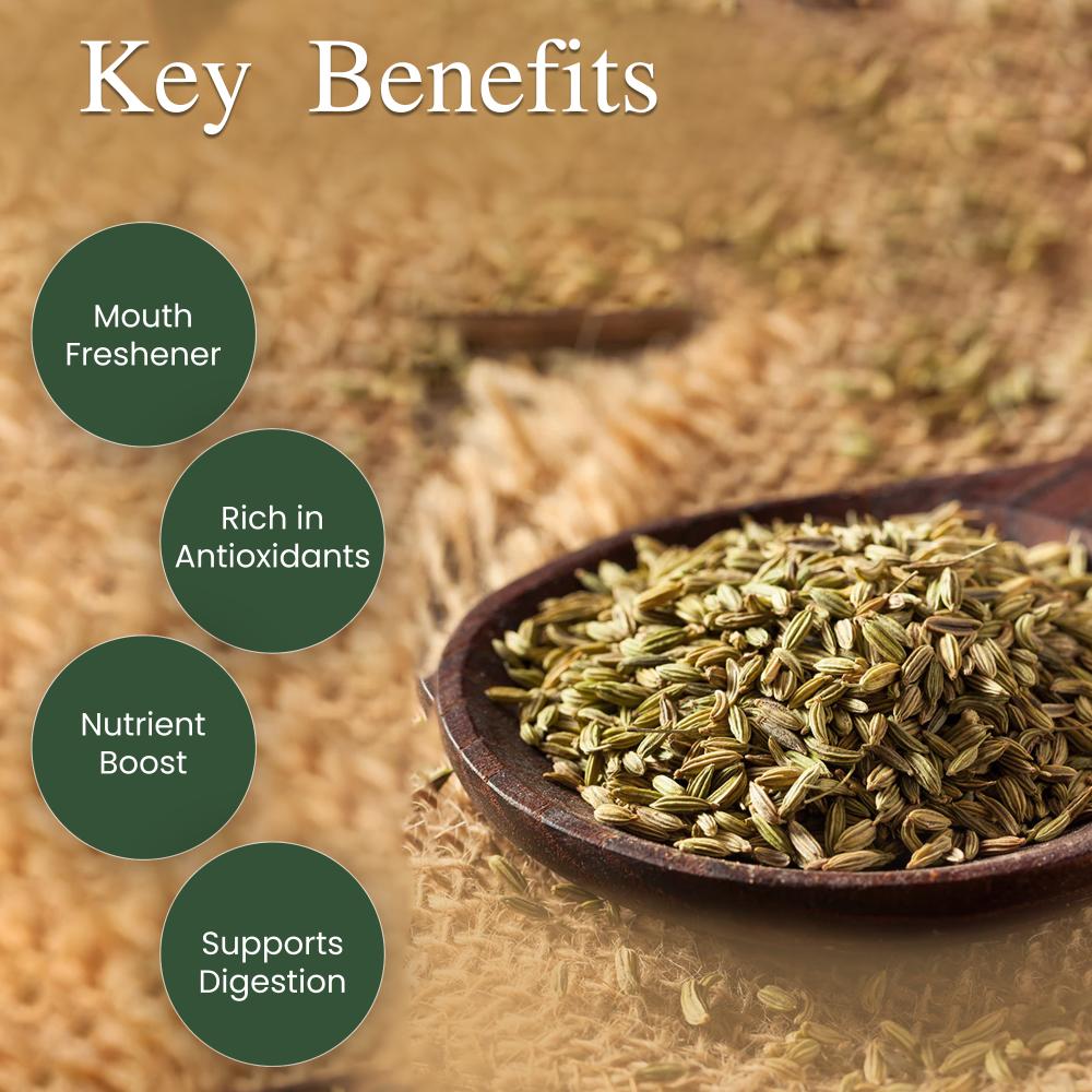 IKAI Organic Fennel Seeds 