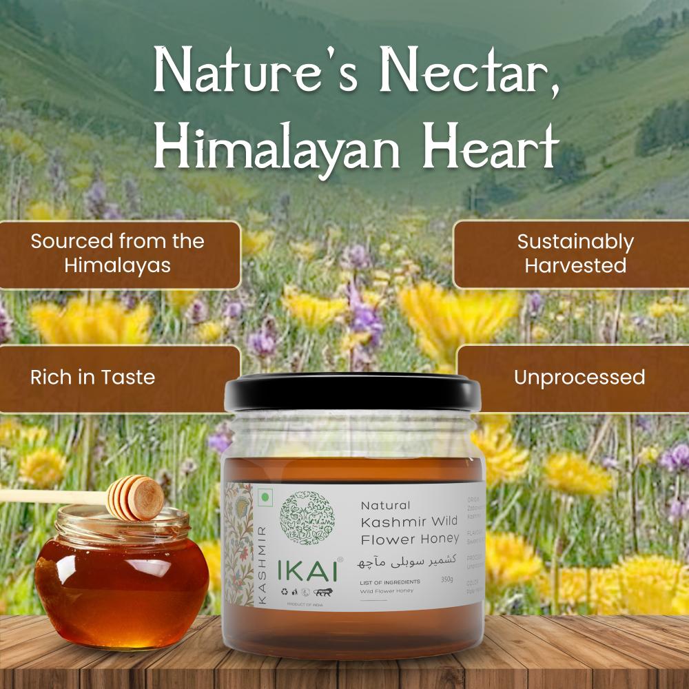 IKAI Natural Kashmir Wild Flower Honey 