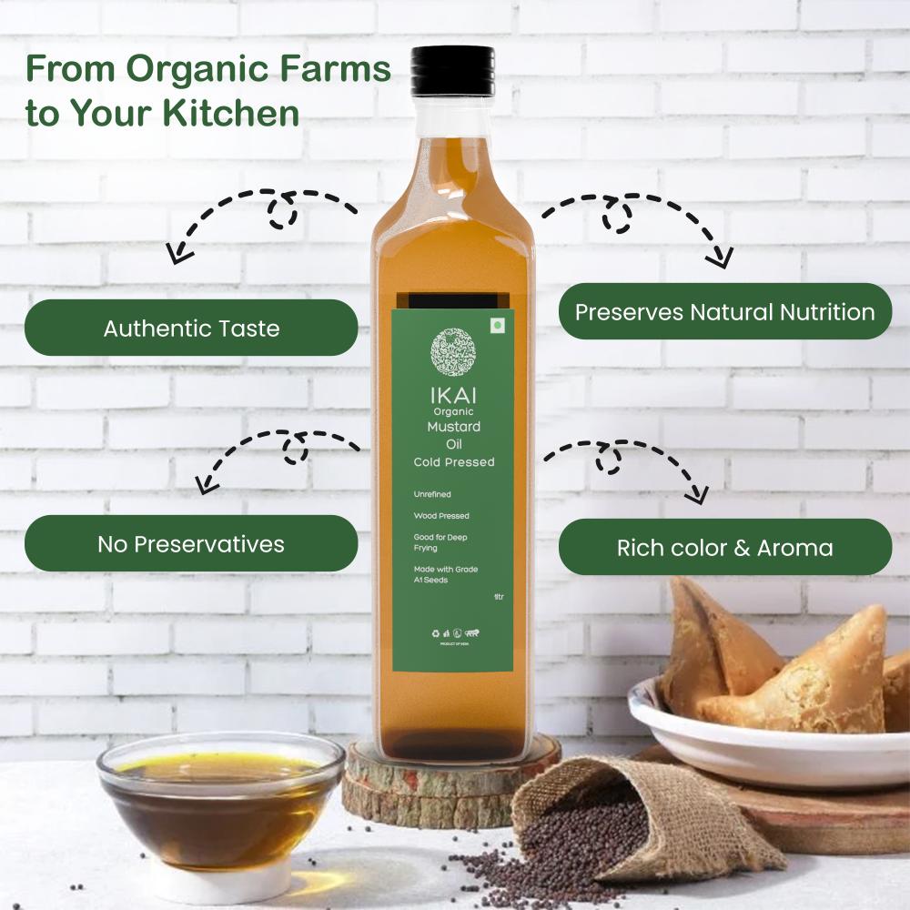 IKAI Organic Mustard Oil 