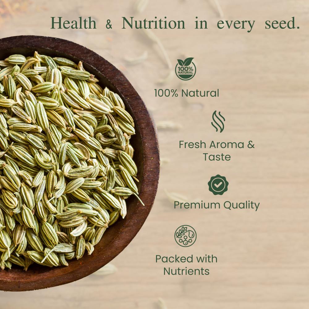 IKAI Organic Fennel Seeds 