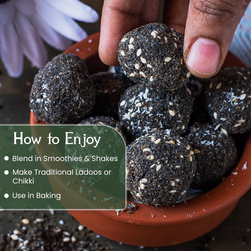 IKAI Organic Black Sesame Seeds 