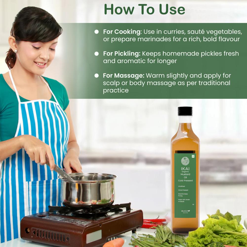 IKAI Organic Mustard Oil 