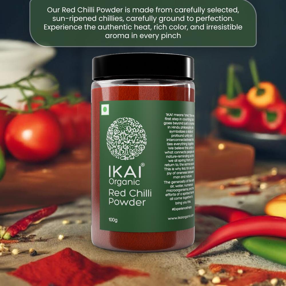 IKAI Organic Red Chilli Powder 