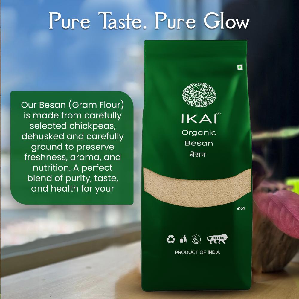 IKAI Organic Besan (Gram Flour) 