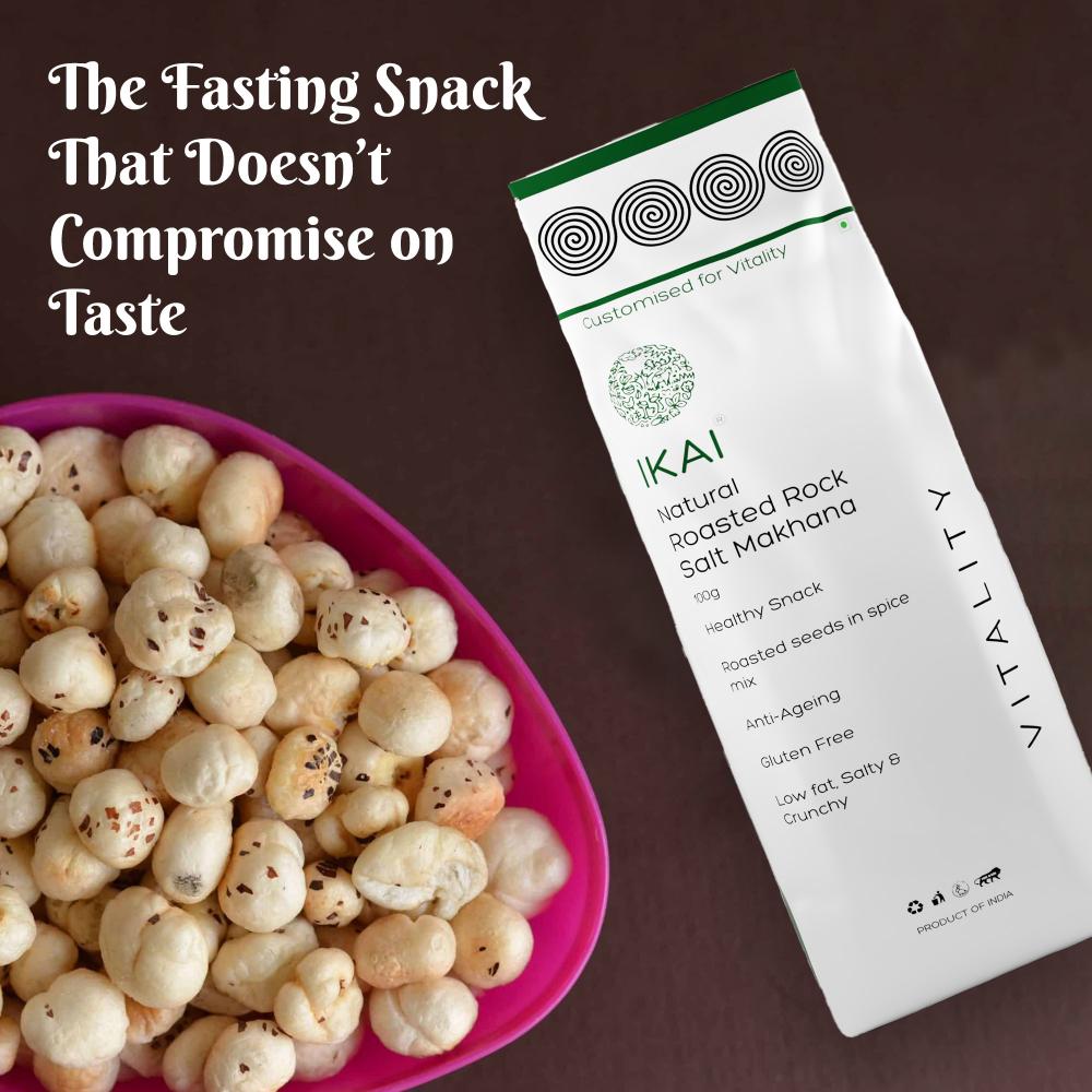 IKAI Natural Sendha Namak Makhana 