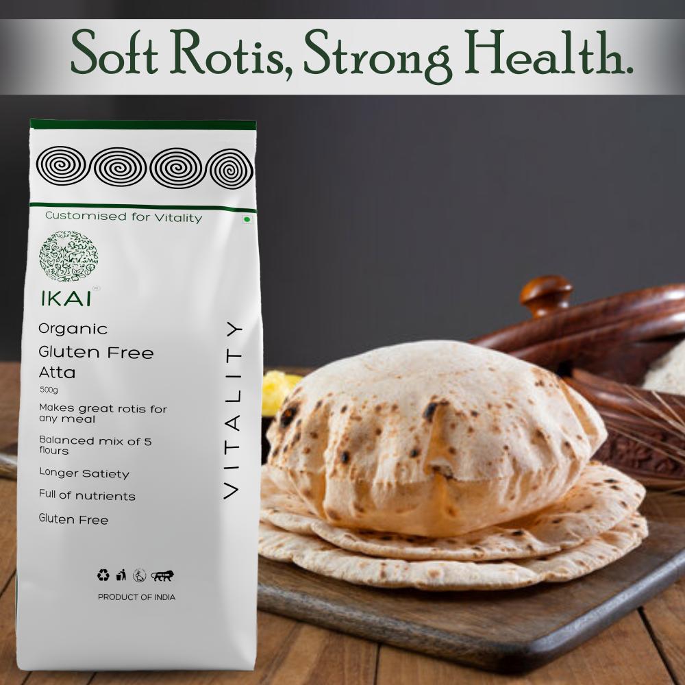 IKAI Organic Gluten Free Atta 