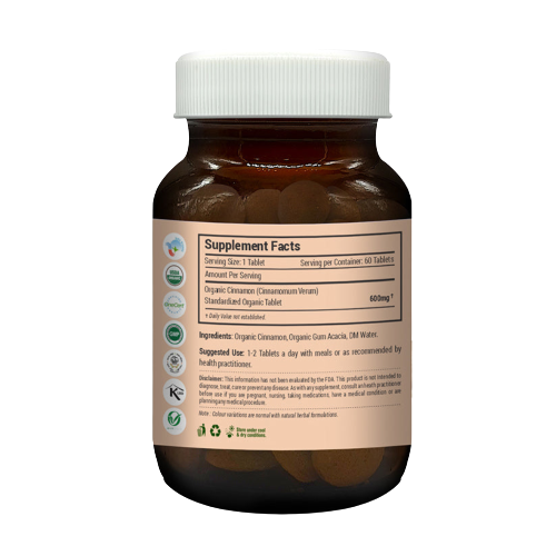 Just Jaivik Organic Cinnamon Tablets 