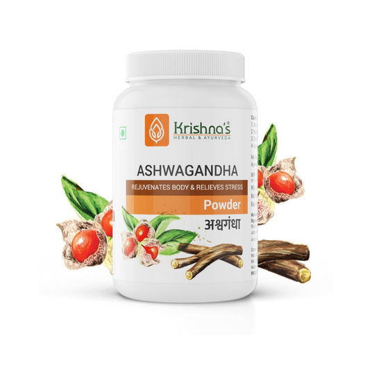 Krishna's Herbal & Ayurveda Ashwagandha Powder 