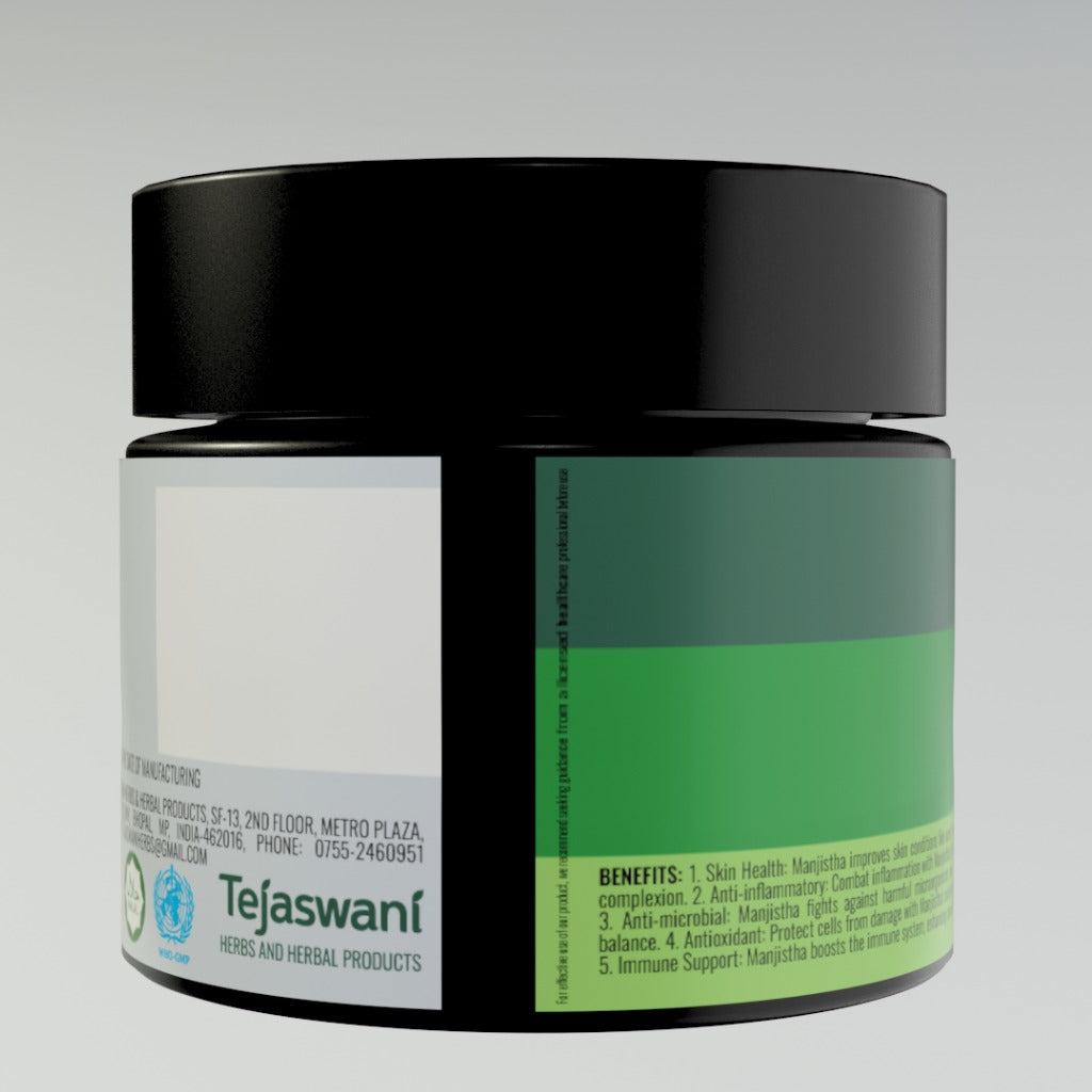 Tejaswani Herbs and Herbal Products Manjishta Powder 