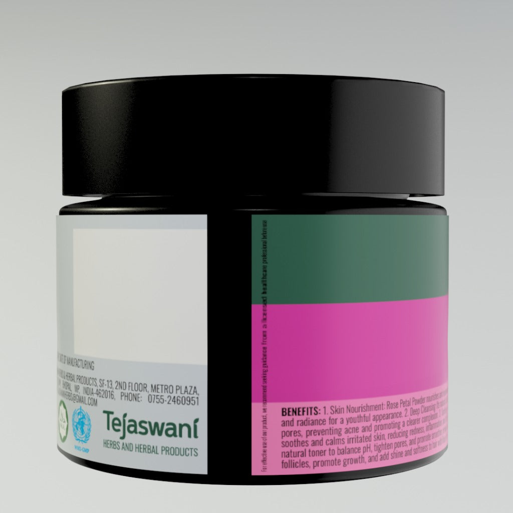 Tejaswani Herbs and Herbal Products Rose Petal Powder 