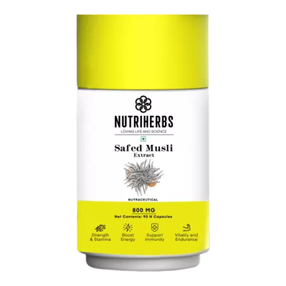 Nutriherbs Safed Musli Capsules - Grab2buy