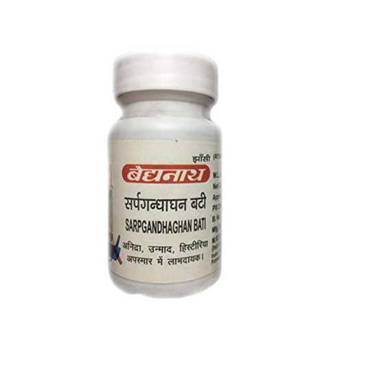 Baidyanath Jhansi Sarpagandha ghan Vati 