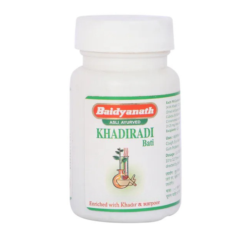 Baidyanath Jhansi Khadiradi Bati 