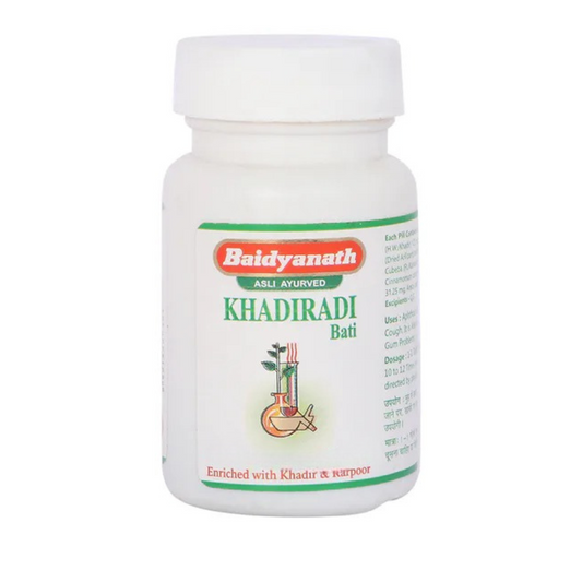Baidyanath Jhansi Khadiradi Bati 