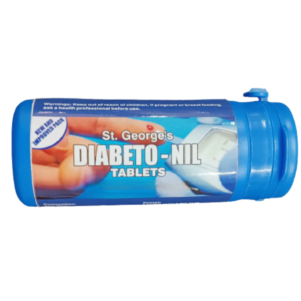 St. George’s Homeopathy Diabeto-Nil Tablets – Homeopathic Blood Sugar & Diabetes Wellness Remedy 