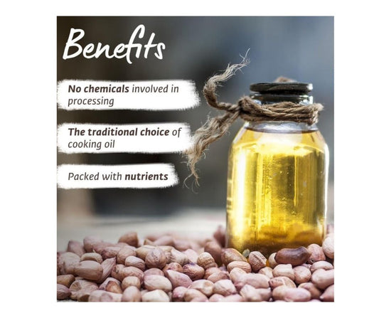 Isha Life Cold Pressed Groundnut Oil - Grab2buy