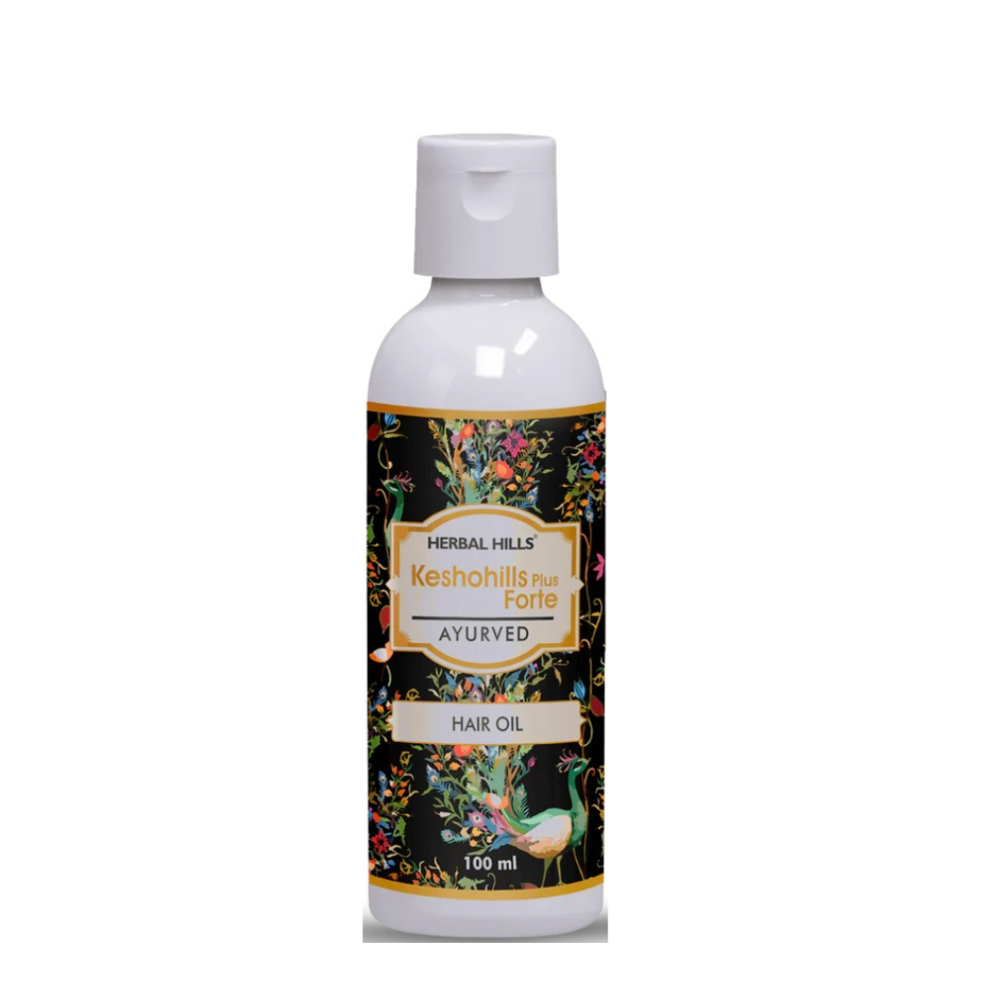 Herbal Hills Keshohills Plus Forte Ayurvedic Hair Oil 
